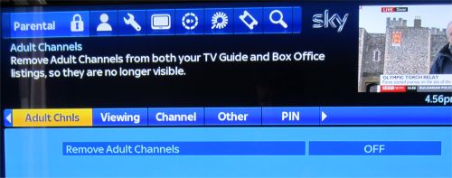 Remove Sky Adult Channels